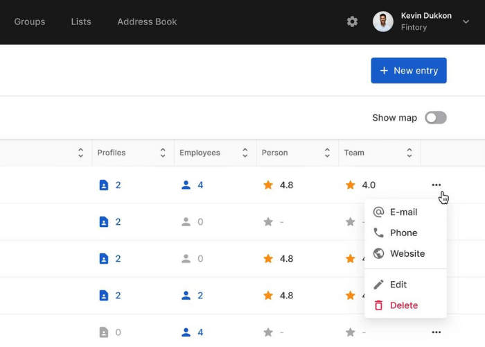 User Information Capture Interface
